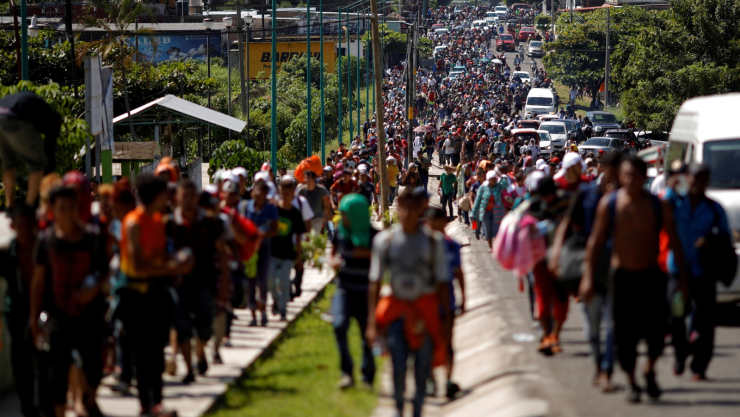 Caravana migrante hacia EUA