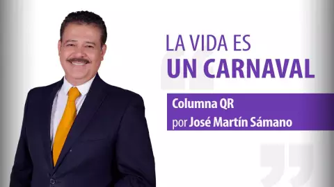 Columna QR La vida es un carnaval 
