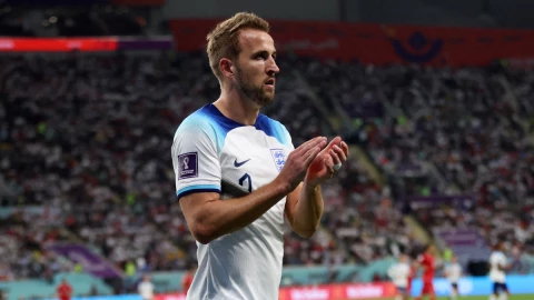 Harry Kane con la selección de Inglaterra