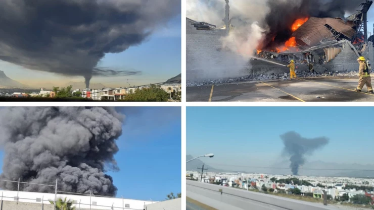 incendio santa catarina nuevo leon