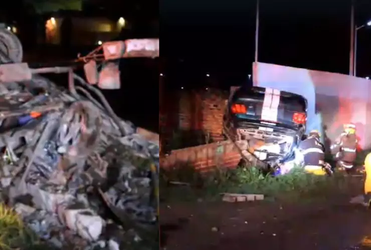 accidente en la Carretera 45 Sur que dejó CUATRO muertos y dos lesionados hoy domingo 28 de julio