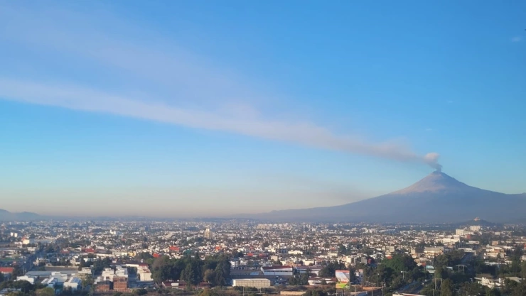 Volcán Popocatépetl hoy 27 de diciembre de 2024