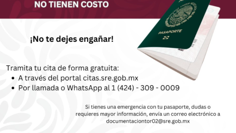 Cita para pasaporte mexicano 2025