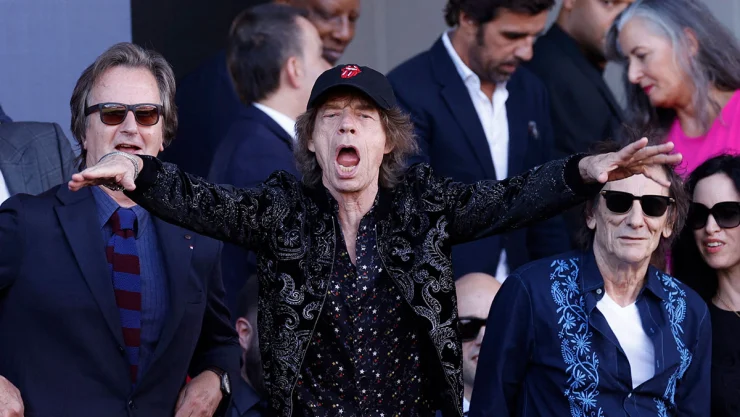 Mick Jagger y Ronnie Wood en el clásico español