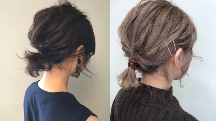 11 ideas de peinados recogidos para pelo corto que se ven elegantes y sencillos: para cualquier día del año.