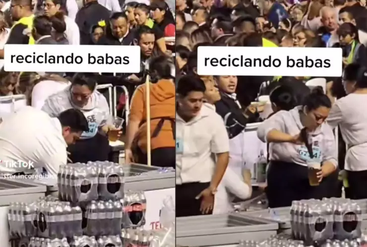 Vendedora de cerveza.