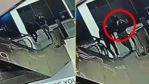 FUERTE VIDEO_ Niño cae del tercer piso en centro comercial tras resbalar del brazo de su padre.jpg