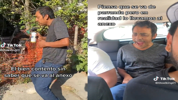 Hombre es llevado a anexo