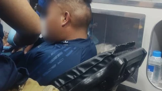 FUERTE VIDEO: Durante riña, sujetos alcoholizados golpean a policías y hieren a 4 en Seda Monsanto, Puebla