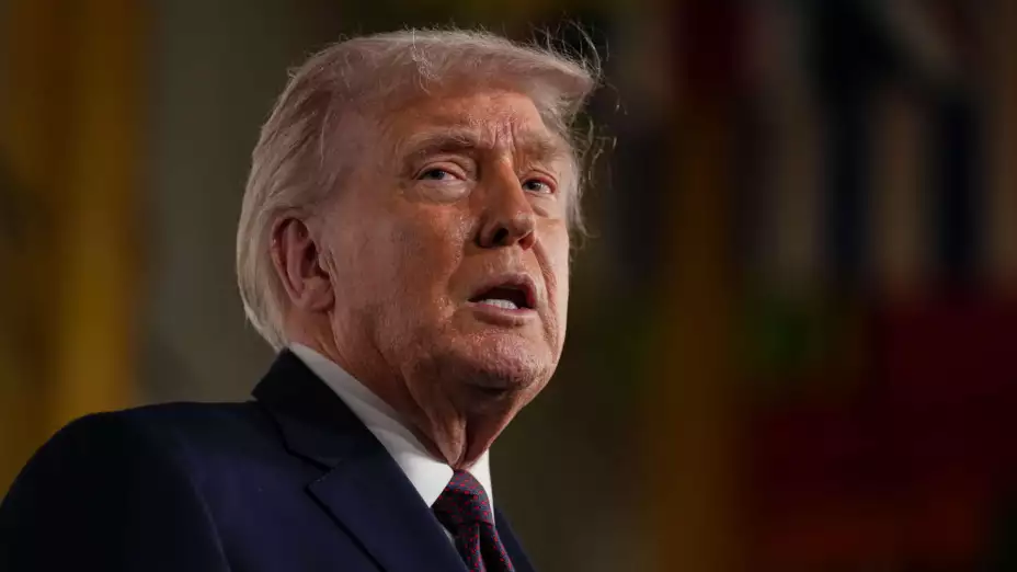 Donald Trump en la presentación de la película Melania.