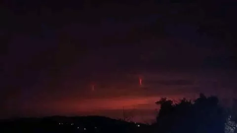 luces en el cielo de Veracruz