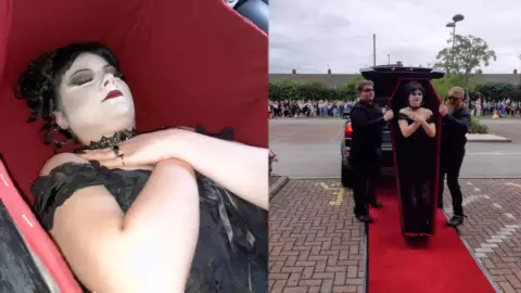 VIDEO: Joven “darks” llega a su graduación en un ataúd
