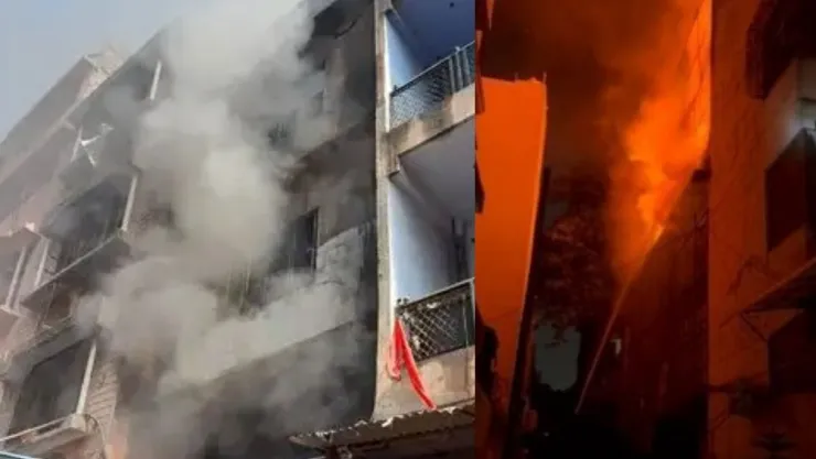 Encendió su aire acondicionado y terminó causando incendio en edificio