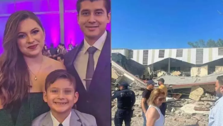 Derrumbe de iglesia en Tamaulipas: Muere pareja de médicos y su hijo de 8 años