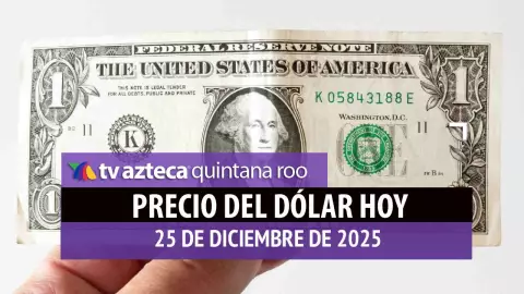 Precio del dólar HOY 25 de diciembre de 2025: Peso mexicano con gran Navidad