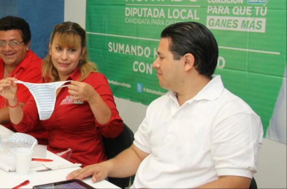“Quería que me recordaran, y bien. Se me ocurrió repartir “chones” o brasieres a las damas y a los señores sus boxers”, explicó la candidata