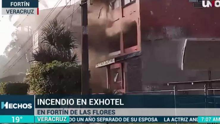 Incendio Fortín de las Flores