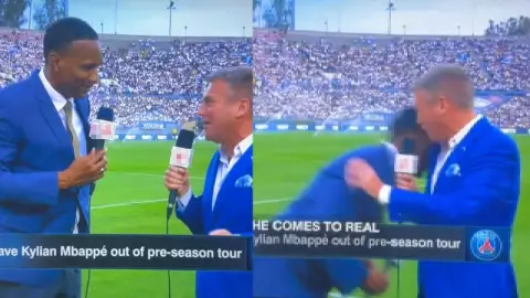 VIDEO: Ex futbolista se desplomó en vivo en partido del Real Madrid