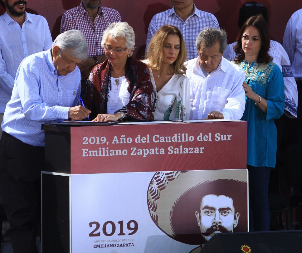 Presidente AMLO promete apoyar siempre al pueblo mexicano