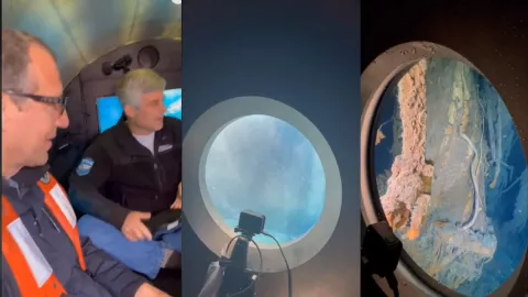 último video del submarino Titán antes de implosionar