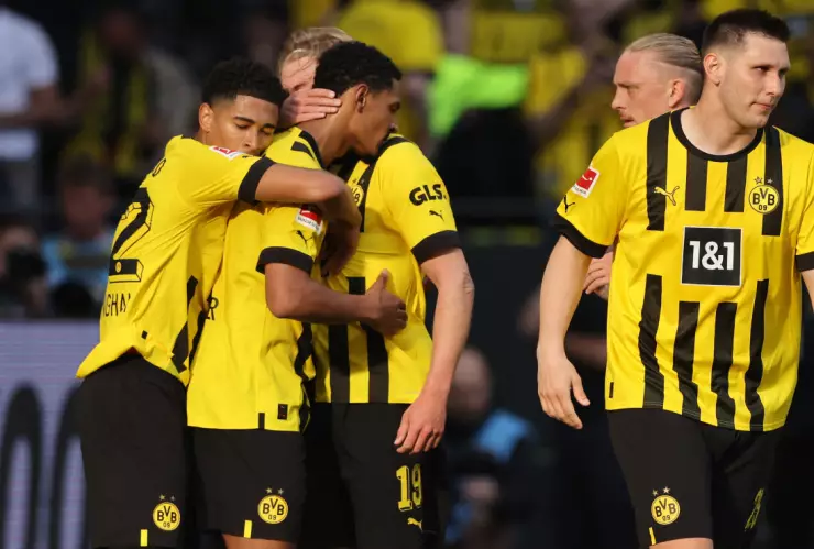 Jude Bellingham con el Borussia Dortmund