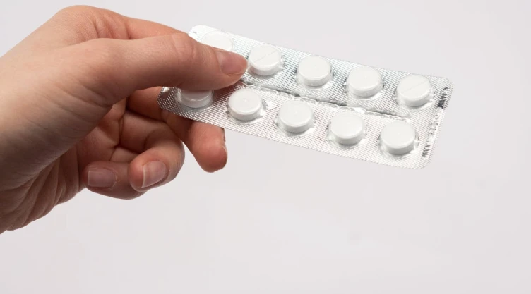 Blíster de pastillas para el dolor de cabeza