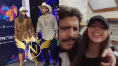 ¿Rubia? Ángela Aguilar cambia de look y así lo presume junto a Christian Nodal