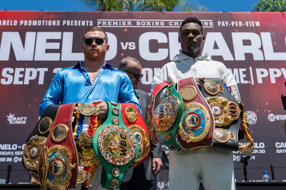 Canelo Charlo conferencia de prensa box los angeles