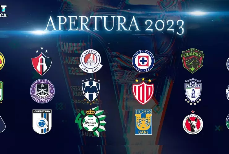 Calendario Oficial Apertura 2023 Liga BBVA MX