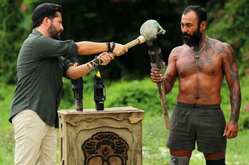 Warrior se encargó de apagar la antorcha de T-Rex en Survivor México 2023.