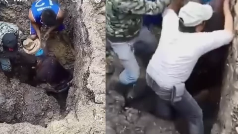 Hombre sepultado mientras excavaba un pozo en Chanal, Chiapas 