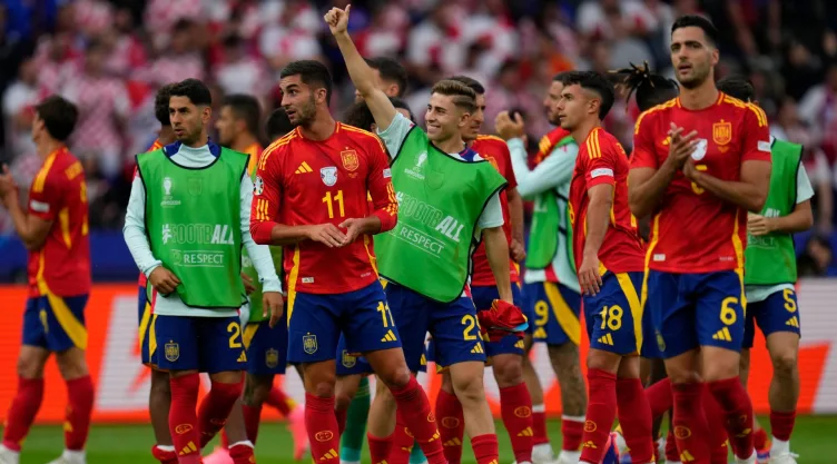 España le gana a Croacia