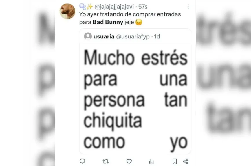 Estos son los memes que nos dejó de la venta de boletos para Bad Bunny 2025