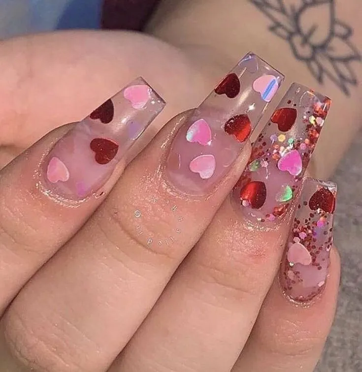 Manicura transparente