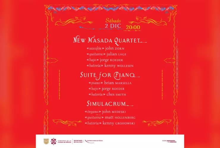 John Zorn se presentará en el Teatro de la Ciudad Esperanza Iris junto a artistas invitados