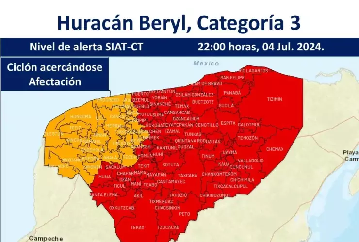 actualizacion alerta roja