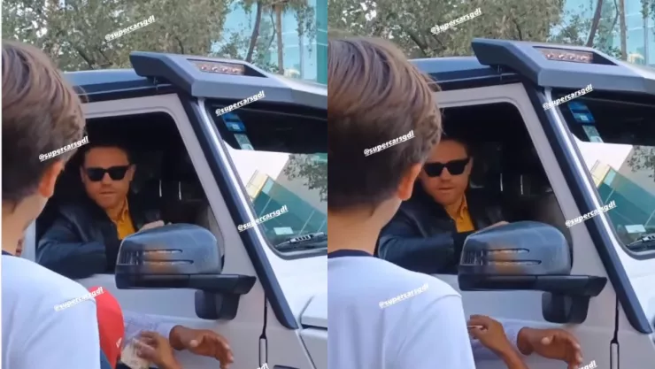 ¿Su navidad? Canelo Álvarez es captado regalando dinero en las calles de Guadalajara