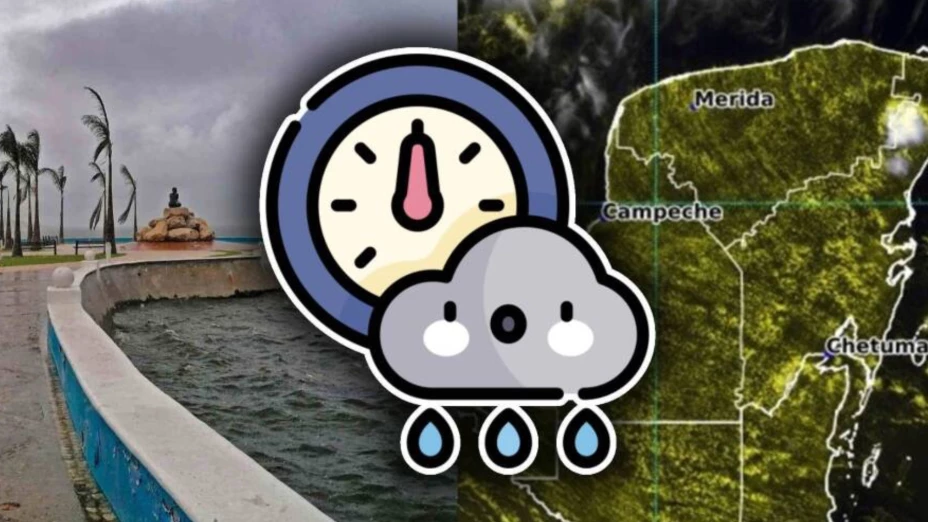 Hora EXACTA en que habrá lluvias en Campeche HOY jueves 4 de diciembre de 2025