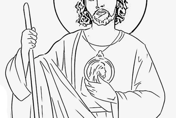 Imagen para tatuarse de San Judas Tadeo (6).jpg