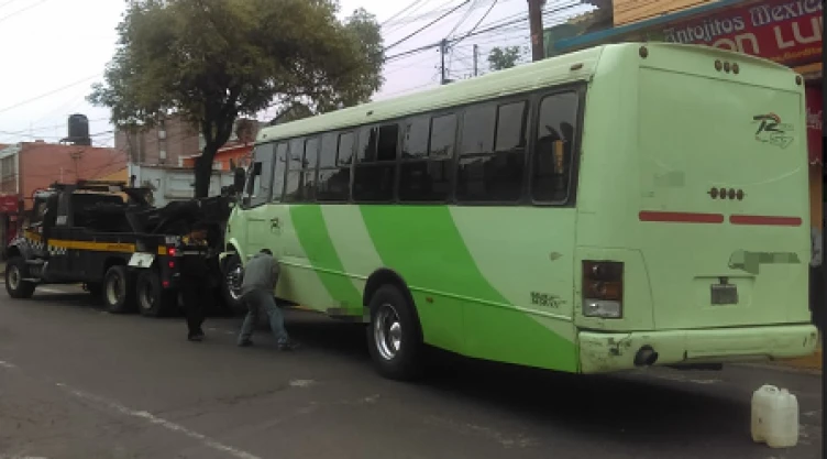 Cae menor del transporte público en Álvaro Obregón