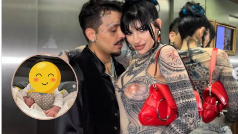 Hija de Christian Nodal y Cazzu, revelan el rostro de Inti.