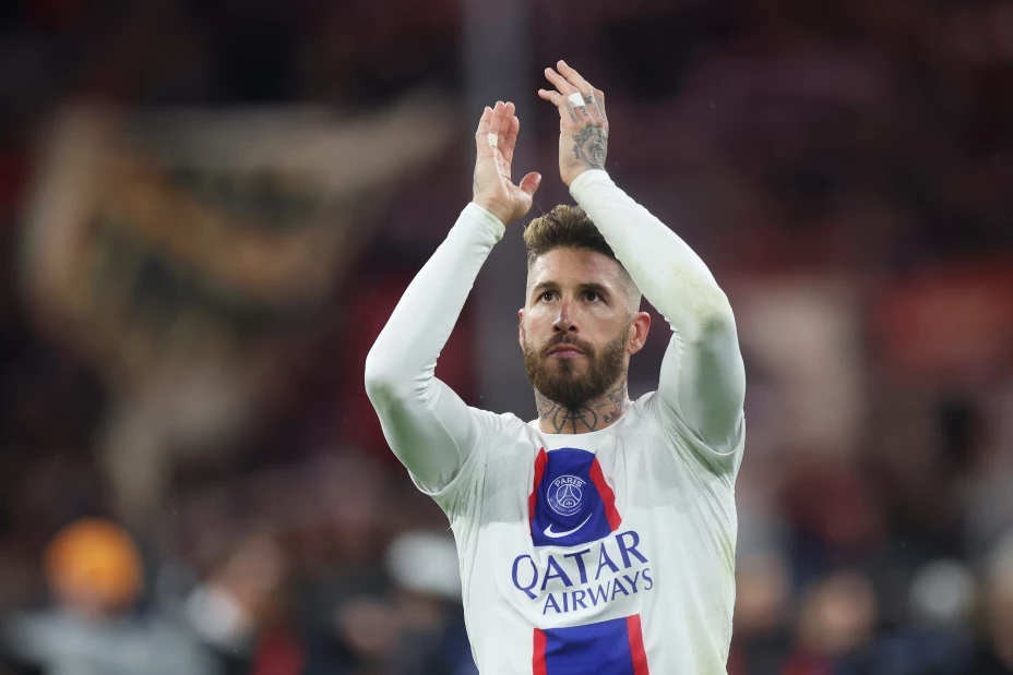 Sergio Ramos con el PSG