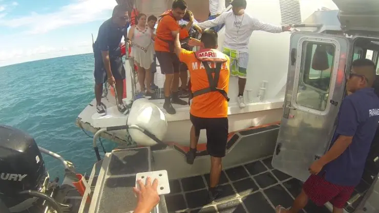 Evacuación bebé Marina