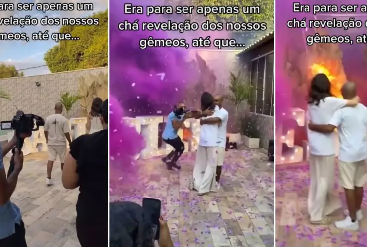 pareja hace revelación de sexo para sus gemelos y termina en un incendio en Brasil.jpg