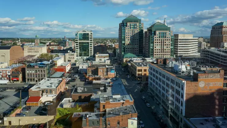 la bonita ciudad de Buffalo en Nueva York