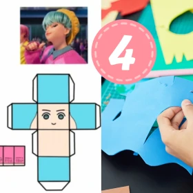 4 Plantillas de Baby Saja de las KPop Demon Hunters para imprimir y recortar; una actividad barata para tus hijos.png