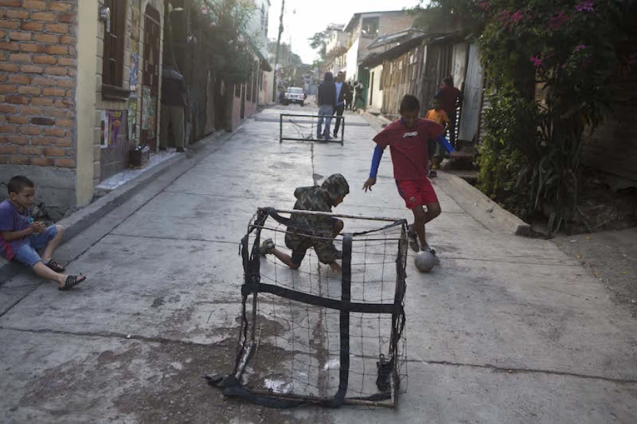 Niños en Tegucigalpa
