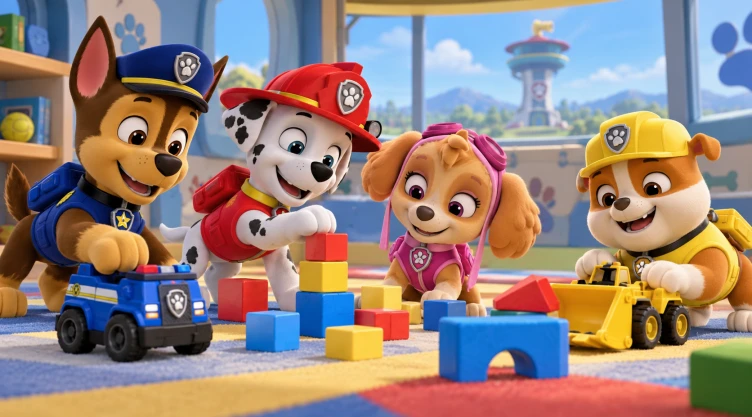 4 juguetes de Paw Patrol para niños de 3 a 5 años, para desarrollar la paciencia