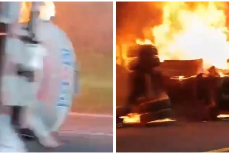Video: Otra explosión de pipa provoca incendio masivo en la autopista México‑Tuxpan
