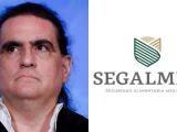 fotos de Alex Saab y logo de Segalmex.